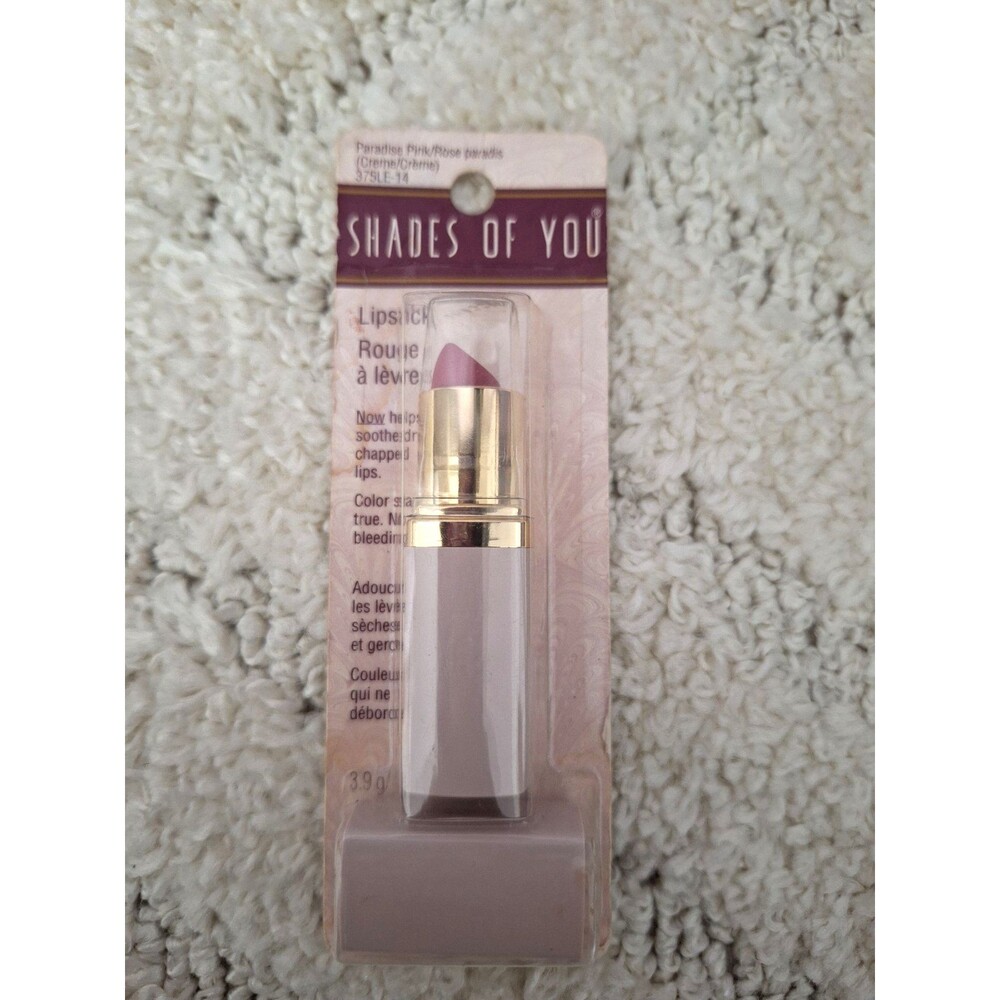 Vtg Maybelline Shades Of You‎ Lipstick Paradise Pink/Rose No bleeding Colorstay